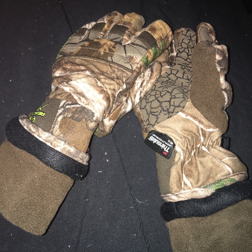 Realtree youth gloves